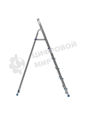 Стремянка Сибртех 6 ступеней, стальная, оцинкованная