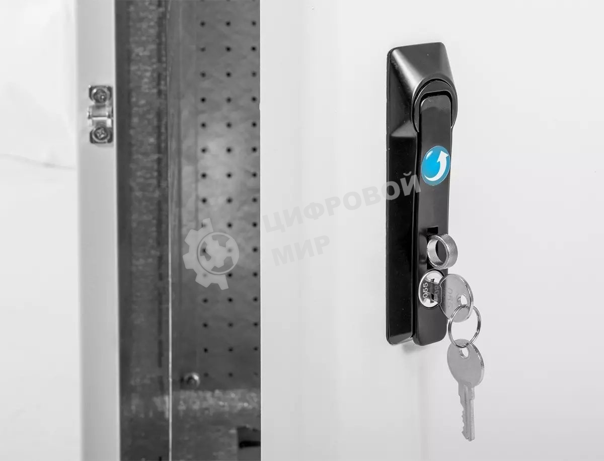 Шкаф уличный всепогодный укомплектованный настенный ЦМО ШТВ-Н, IP65, 18U, корпус: сталь, 900х600х530 мм (ВхШхГ), серый