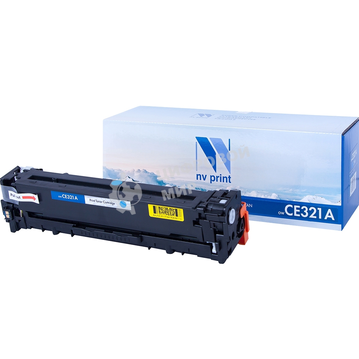 Картридж лазерный NVPrint совместимый HP CE321A Cyan для LJ Color CP1525 (1300k)
