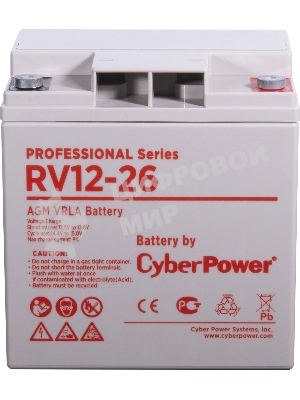 Аккумуляторная батарея PS CyberPower RV 12-26/12 В 26 А·ч