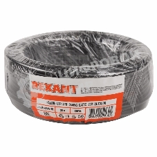 Кабель UTP Rexant 4PR 24AWG, CU (медь), cat.5e, 100 МГц, PE, черный, OUTDOOR, бухта 25 м