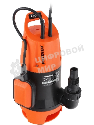 Насос садовый дренажный Patriot F 1100 1120Вт 15700л/час