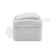 Выключатель одноклавишный Kranz Mini OG открытой установки, IP54 белый