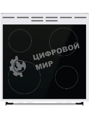 Плита электрическая Gorenje GEC6A11WG белый, конфорок 4 шт, духовка 65 л, 60 см x 85 см x 60 см