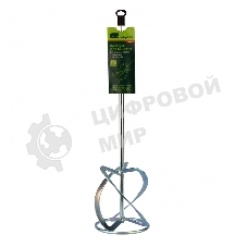 Насадка для миксера Сибртех, для легких растворов,160 х 590 мм, оцинкованная,хвостовик резьба М14