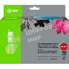 Картридж струйный Cactus CS-PGI2400BK/C/M/Y 4 цв. набор (135.8 мл) для Canon MAXIFY iB4040/МВ5040/МВ5340