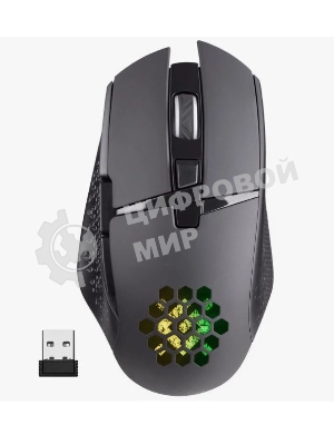 Мышь беспроводная Defender Glory GM-514 черный, 3200 dpi, радиоканал, USB, кнопки - 7