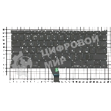 Клавиатура для ноутбука MacBook A1369 плоский ENTER без подсветки 2010+