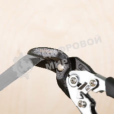 Ножницы по металлу GROSS 78351 усиленные 255мм прямой и правый резсталь-СrMo двухкомп.рукоятки