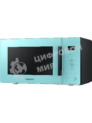 Микроволновая печь Samsung MG23T5018AN/BW голубой, 23 л, 800 Вт, переключатели - сенсор