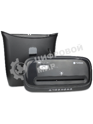 Шредер ГЕЛЕОС УД14-5, (DIN P-5), фрагмент 1,9х12мм, 5-6 лист (70г/м2), скобы, 14 литров