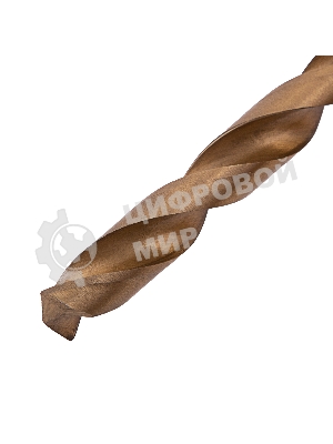 Сверло Matrix по металлу,10 мм, HSS, нитридтитановое покрытие, цилиндрический хвостовик