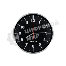 Часы настенные Centek СТ-7100 черный