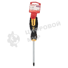 Отвертка крестовая Rexant PZ 2х100 мм, двухкомпонентная рукоятка