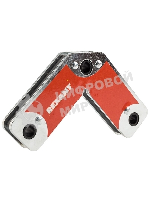 Магнитный угольник-держатель Rexant для сварки на 4 угла, усилие 11,3 кг