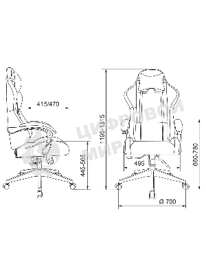 Кресло Бюрократ Zombie Predator Neo Black черный, экокожа, 120 кг, механизм качания