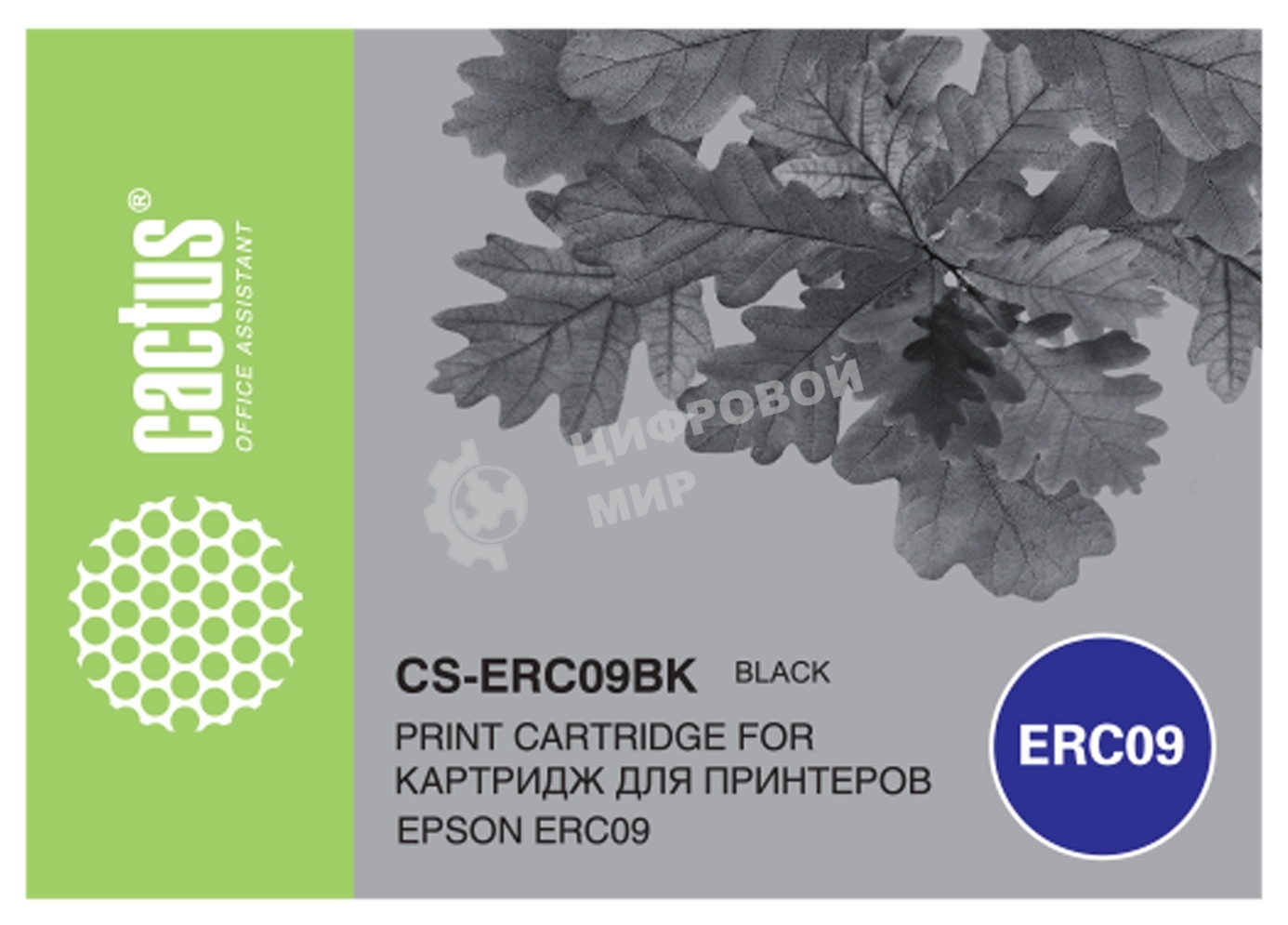 Картридж матричный Cactus CS-ERC09BK черный для Epson ERC09