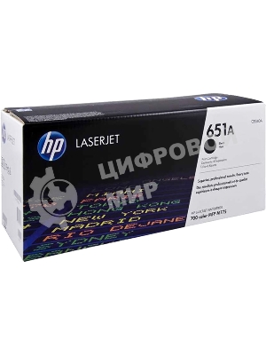 Картридж лазерный HP CE340A 651A черный для LaserJet 700 Color MFP 775 13500 стр.