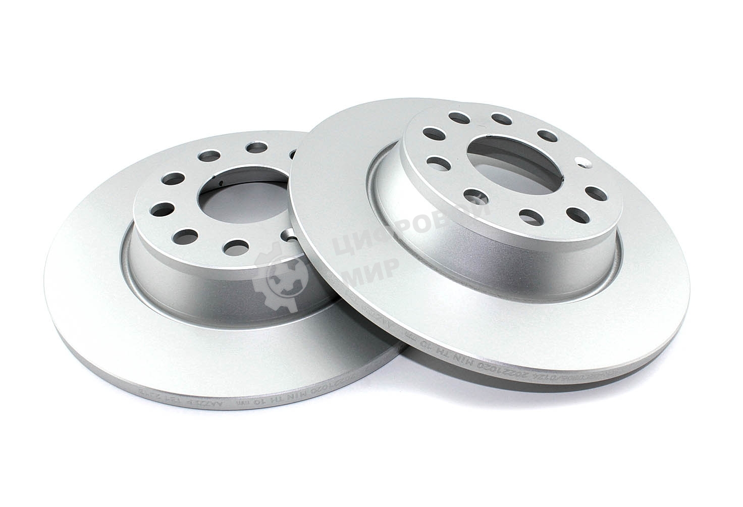 Диск тормозной задний LPR A1005P для Audi A3 II Q3, Skoda Octavia II, Seat, Volkswagen 1K0615601AD