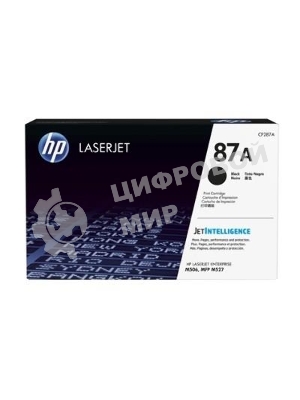 Тонер Картридж HP 87A CF287A черный для HP LJ Ent M506/M527 (9000 стр.)