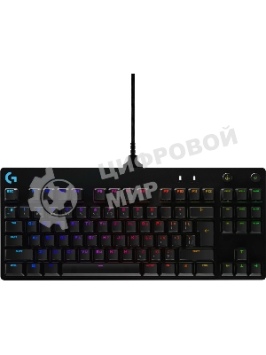 Клавиатура Logitech Gaming PRO проводная, USB Type-A, чёрный