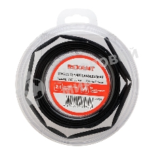 Трубка термоусаживаемая Rexant 3.0/1.5мм черный ролик 2.44м