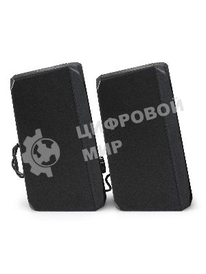 Акустическая система 2.0 ExeGate EX289686RUS Accord 220 (питание USB, 2х3Вт (6Вт RMS), 60-20000Гц, черный, RGb подсветка)