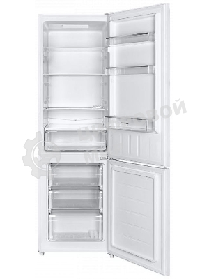 Холодильник Maunfeld MFF176SFW белый двухкамерный 187/75л морозилка снизу, ручная разморозка