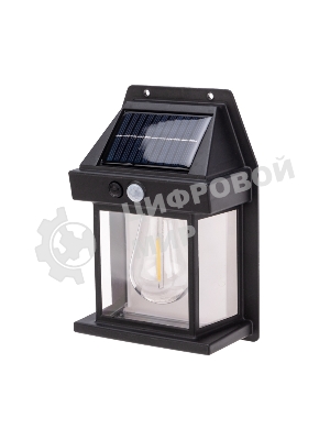 Светильник садовый Rexant Кингс, 3000К, встроенный аккумулятор, солнечная панель, коллекция Лондон