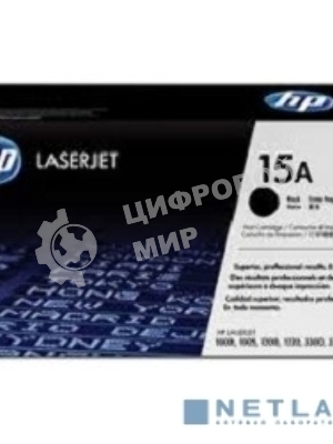 Картридж лазерный HP C7115A черный LJ 1000W/1200/1220/3300, (2500 стр.)