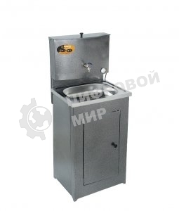 Умывальник ВИХРЬ дачный, с подогревом, нержавеющая мойка, серебристый