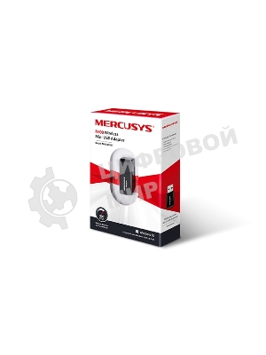 Сетевой адаптер USB2.0 адаптер Mercusys MW300UM, 300 Мбит/с, компактный