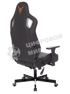 Кресло Knight OUTRIDER черный, экокожа, 120 кг, механизм качания