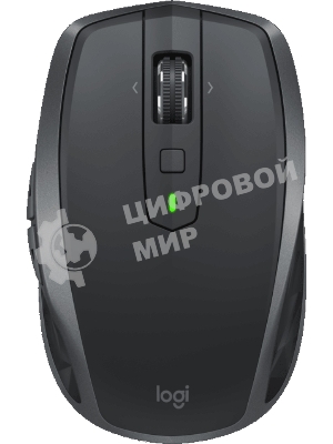Мышь беспроводная Logitech MX Anywhere 2S графитовый, 4000 dpi, радиоканал, Bluetooth, USB, кнопки - 7