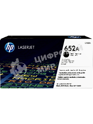 Тонер Картридж HP 652A CF320A черный для HP CLJ M651dn (11000стр.)
