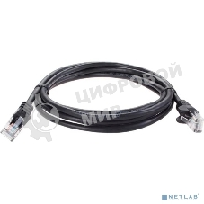 Патч-корд литой AOpen ANP511 1.5M BK UTP cat.5е 1,5м черный