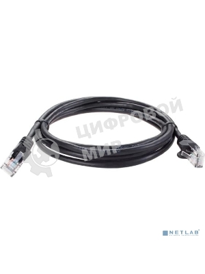 Патч-корд литой AOpen ANP511 1.5M BK UTP cat.5е 1,5м черный