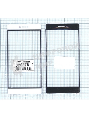 Стекло для Huawei P8 белое