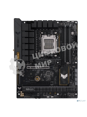 Материнская плата ASUS TUF GAMING B650-PLUS WIFI, AM5, AMD B650, 4xDDR5, 4xSATA, 3xM.2, 1xPCI-E 4.0 x16, 1xPCI-E 4.0 x4, 2xPCI-E x1, 1xHDMI, 1xDP, 1x 2.5Gb LAN, 2xUSB-A 3.2 Gen 2, 4xUSB-A 2.0, 1xUSB-C 3.2 Gen 2, 5x3.5 мм, 7.1, ATX