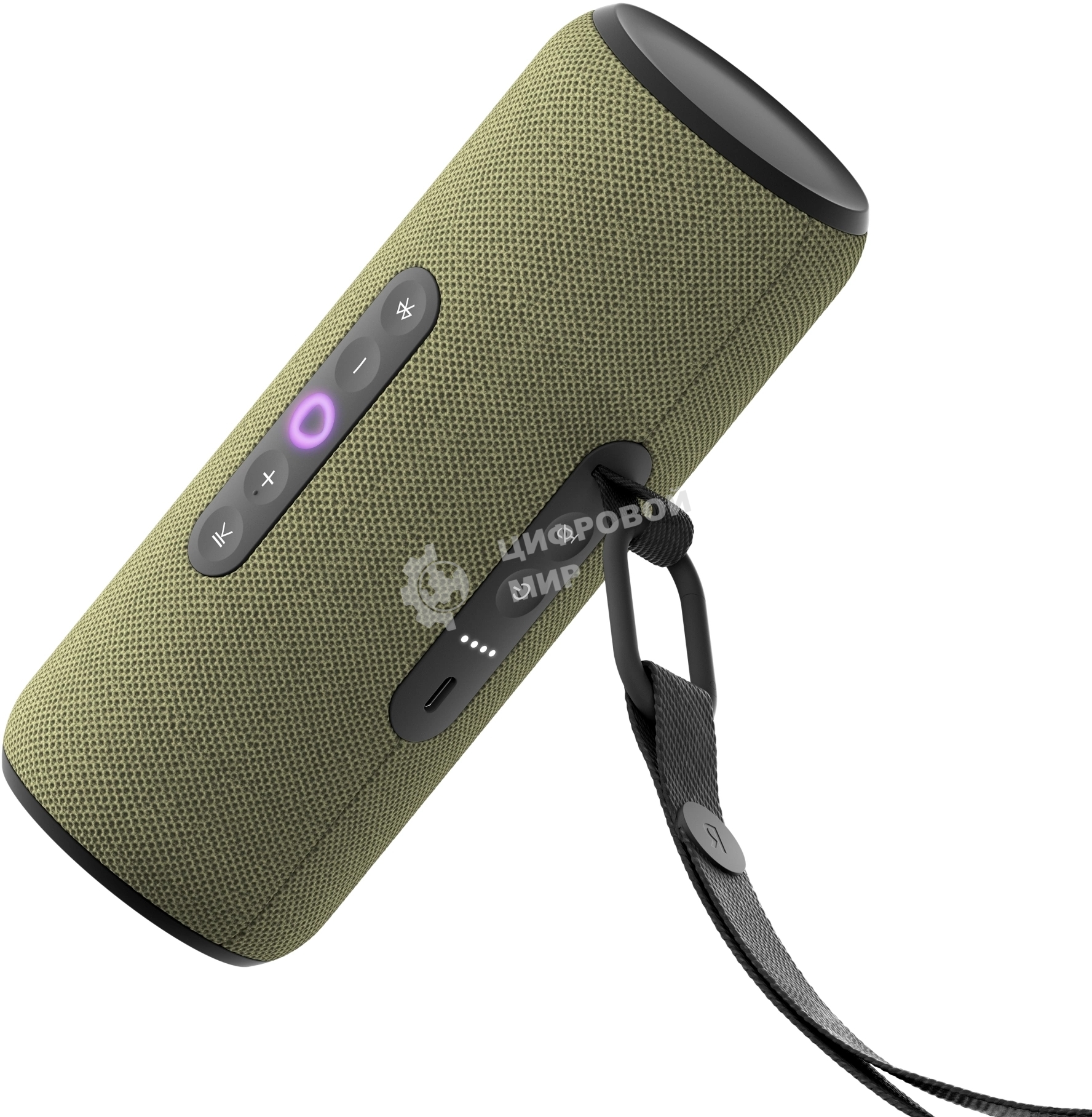 Умная колонка Яндекс Станция Стрит, 30Вт, компактная, 2 динамика, Wi-Fi, Bluetooth 5.0, Алиса, зеленый