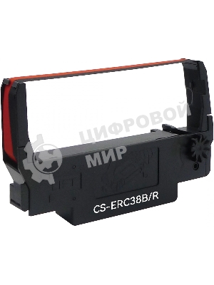 Картридж матричный Cactus CS-ERC38B/R черный/красный для Epson ERC 30/34/38, UT2000/4000