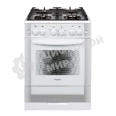 Плита газовая Gefest ПГ 6500-02 0042 белый, конфорок 4 шт, духовка 52 л, 60 см x 85 см x 60 см