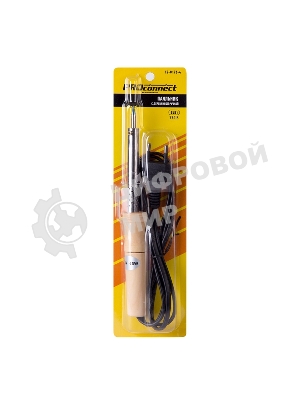 Паяльник ПД PROconnect, 220 В/65 Вт, деревянная ручка, блистер