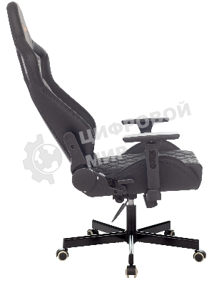 Кресло Knight OUTRIDER черный, экокожа, 120 кг, механизм качания