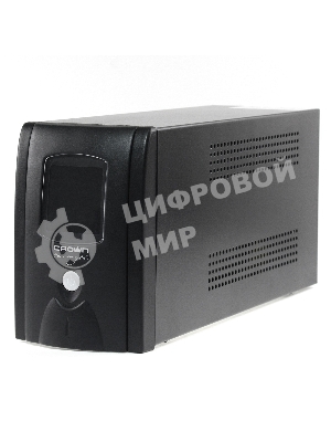 Источник бесперебойного питания CROWN Line Intractive CMU-SP650EURO LCD USB 650VA\390W, корпус металл, 1x12V/7AH, розетки 2*EURO+3*IEC, трансформатор AVR 140-290V, LCD-дисплей, съемный кабель 1.2 м, порт RJ11/45, порт USB, защита: от перегрузки, от КЗ, от скачков напражения