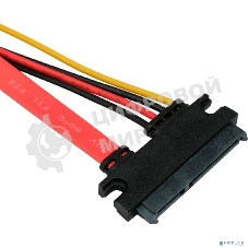 Кабель-удлинитель SATA Cablexpert CC-SATAMF-715-30CM, Sata 7+15pin, 30 см, пакет
