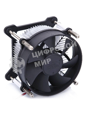 Кулер для процессора DEEPCOOL CK-11508 PWM черный, 92 мм, алюминий, 2200 об/мин, 30.1 дБ, 4 pin, 65 Вт, 70 мм