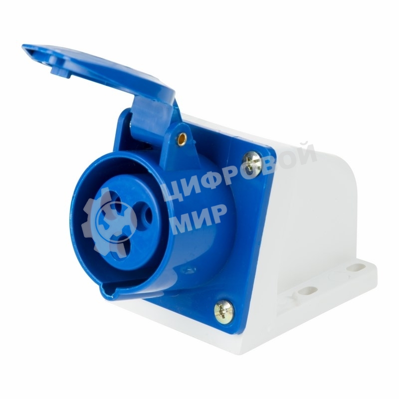 Розетка Rexant 113 стационарная 2Р+РЕ 16А 220В IP44