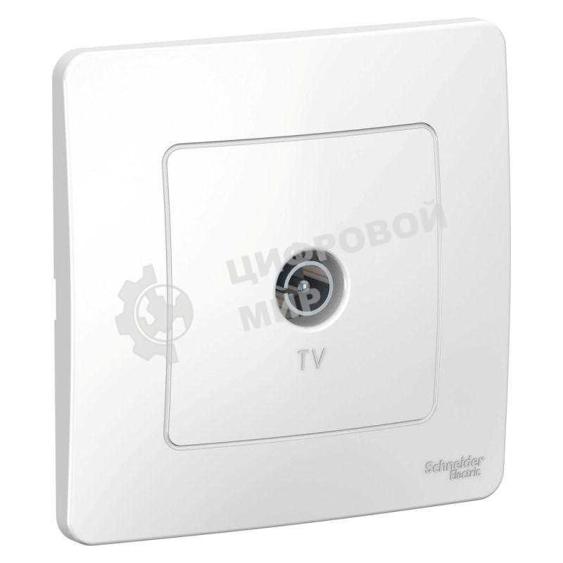 Коннектор TV СП Blanca бел. SchE BLNTS000011