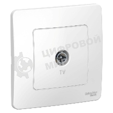 Коннектор TV СП Blanca бел. SchE BLNTS000011